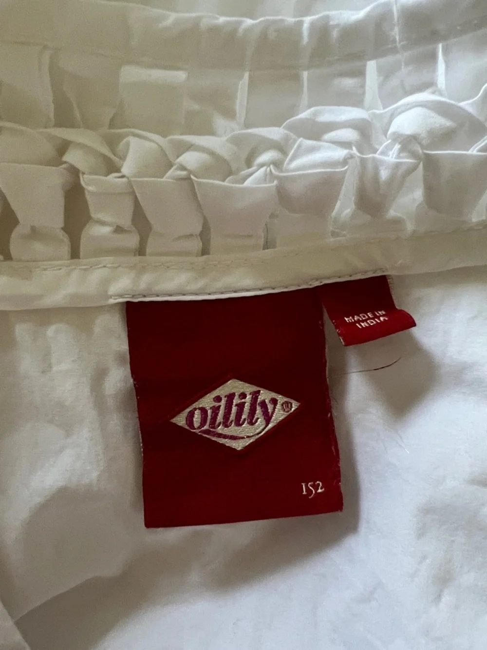 Oilily Crisp White Cotton Dress with Colorful Embroidery EUC - Picture 5 of 8